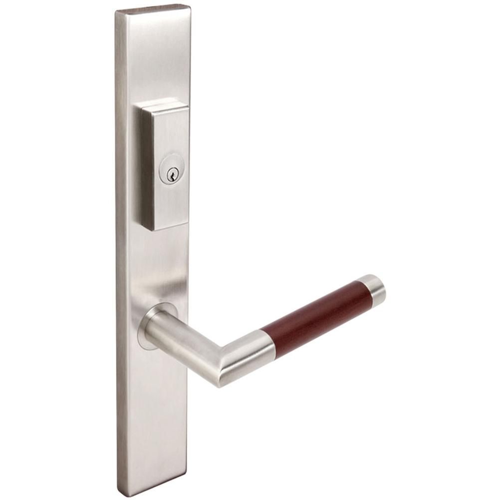 INOX MU Multipoint 213 Cabernet US Entry Lever Low US32D LH