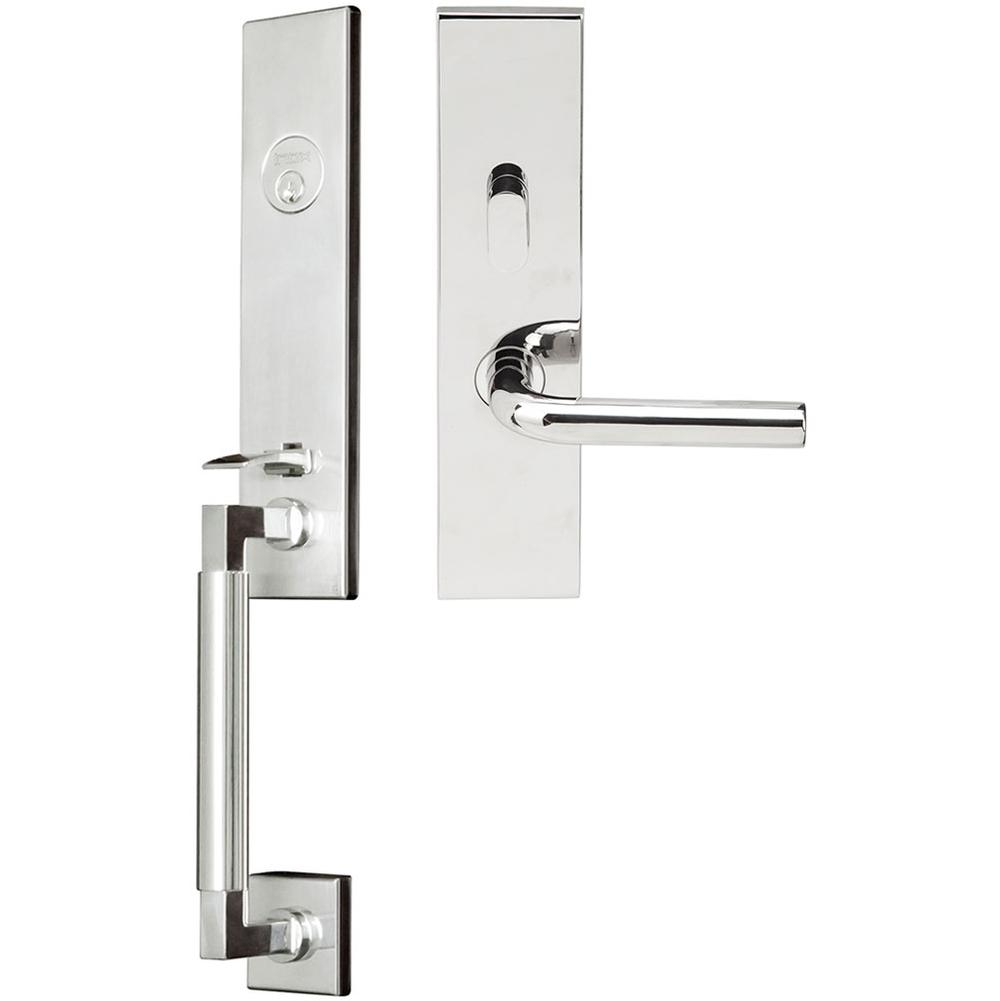 INOX NY Handleset MT Mortise Cologne Entry 2-1/2''  BS 32 LH
