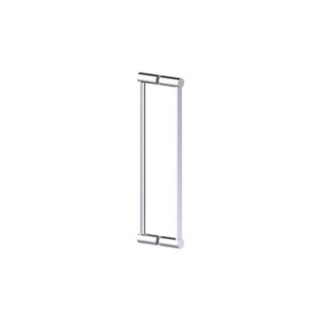 Kartners PORTO - 6-inch Double Glass Door Handle-Titanium