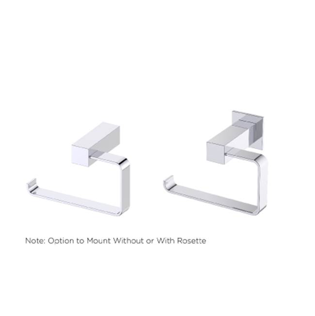 Kartners LISBON - Drop Toilet Paper Holder (Left)-Matte White