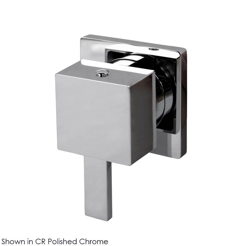 Lacava TRIM ONLY - Stop valve GPM 12 (43.5 PSI) with square back plate and square handle 1/2'' and 3/4''