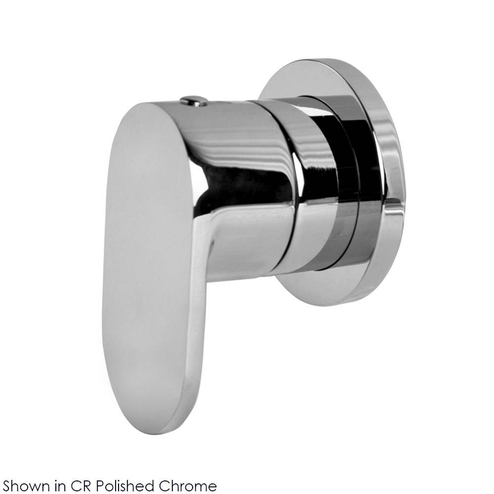 Lacava TRIM ONLY - Stop valve GPM 12 (43.5 PSI) with round back plate and oval lever handle