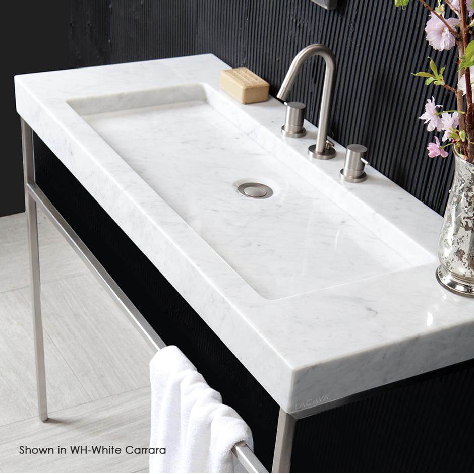 Lacava Vessel or vanity top stone Bathroom Sink without an overflow.