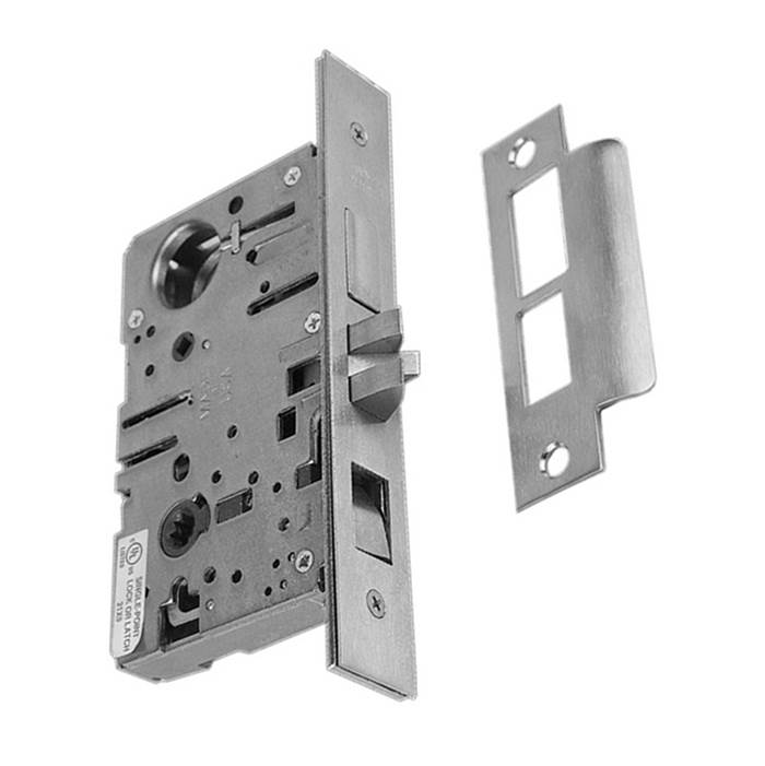 Linnea Mortise Lock Body For Lever By Lever Lock Set, Right Hand, Satin Stainless Steel