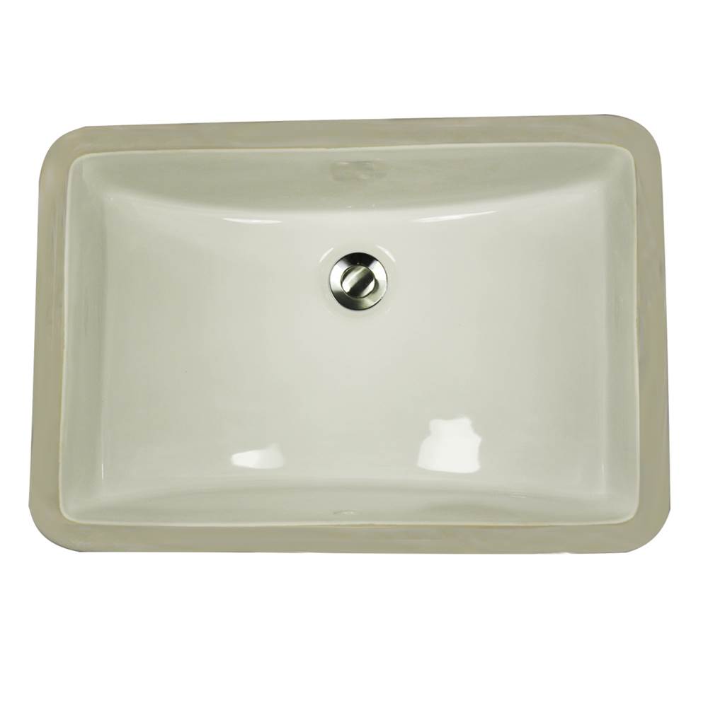Nantucket Sinks 18 Inch X 12 Inch Undermount Ceramic Sink In Bisque