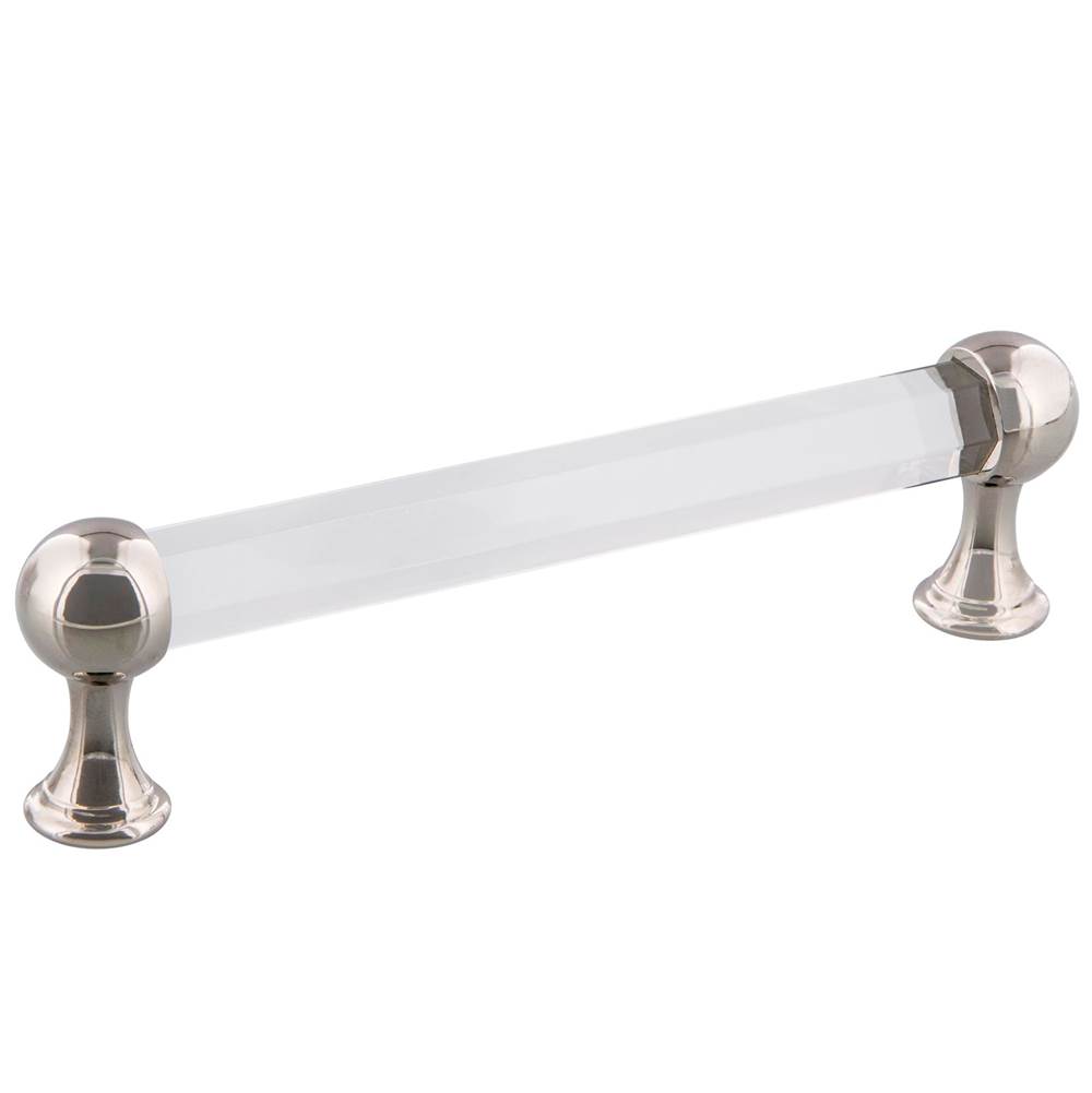 Nostalgic Warehouse Nostalgic Warehouse Crystal Handle Pull 5'' On Center in Polished Nickel