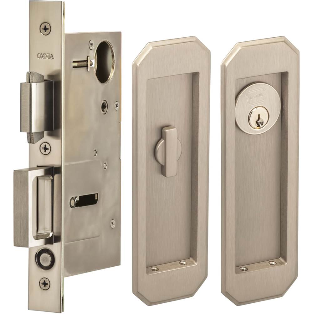OMNIA Pocket Door Lockset ''A'' US15
