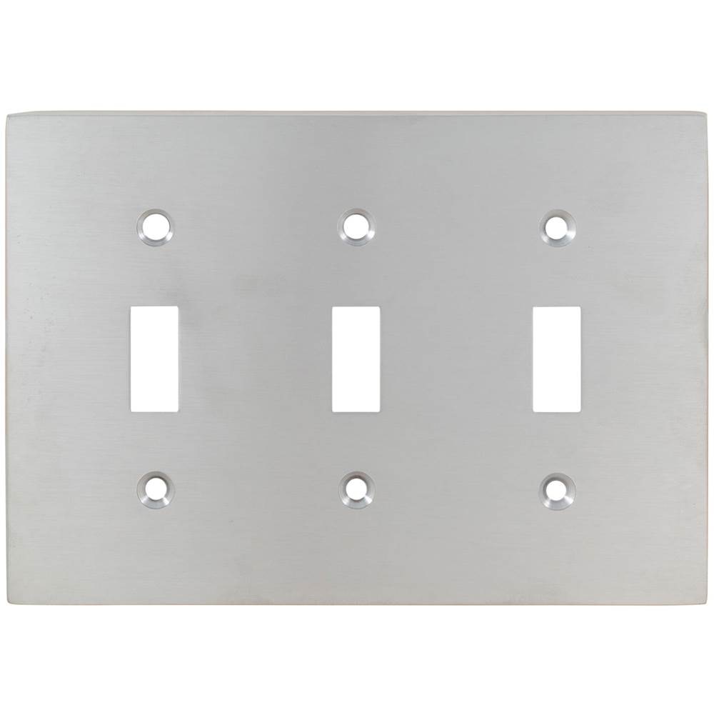 OMNIA Triple Toggle Switchplate 26D