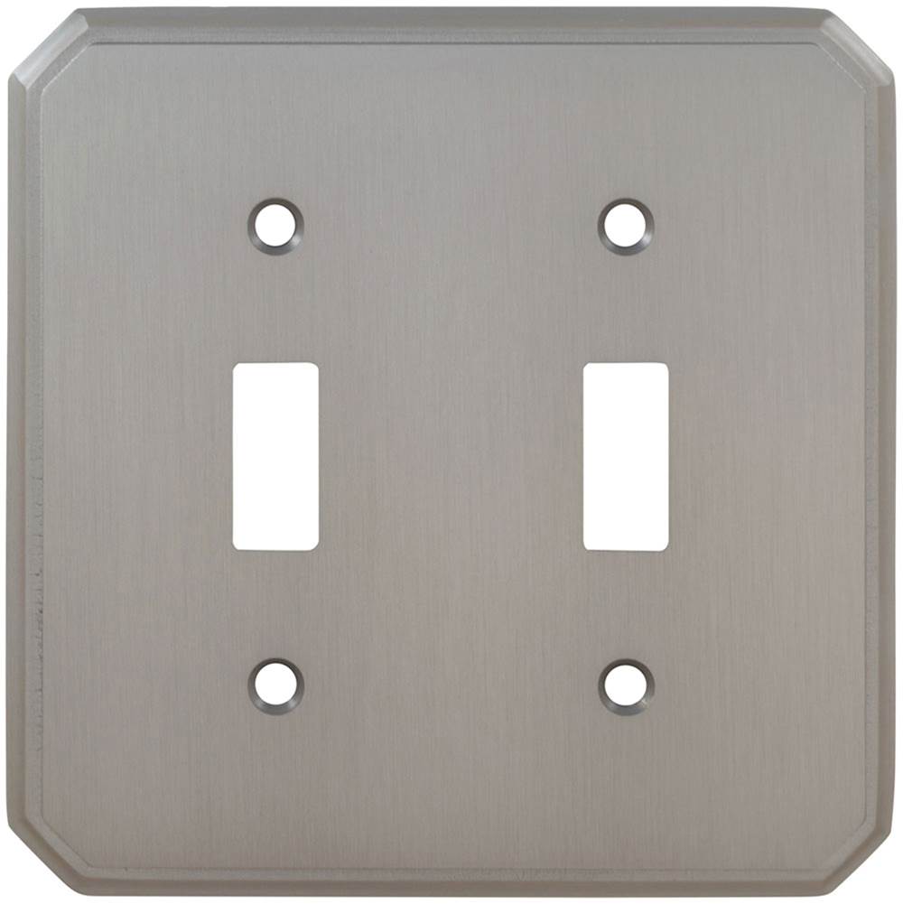OMNIA Double Toggle Switchplate US15