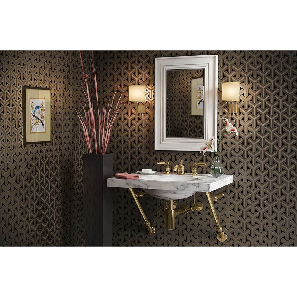 Palmer Industries Wall Mount Sys Apex in Oil Rubbed Bronze Un-Lacquered