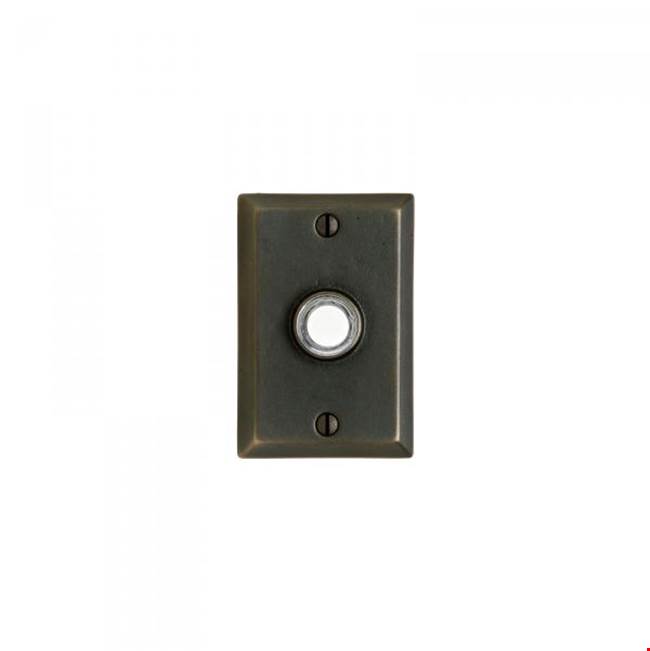 Rocky Mountain Hardware Rectangular Escutcheon Door Bell Button
