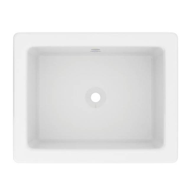 Rohl Shaker™ 18'' x 15'' Rectangular Undermount Or Drop-In Fireclay Lavatory Sink