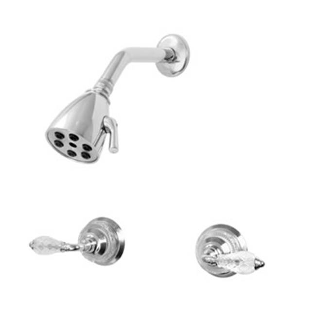 Sigma 2 Valve Shower Set With 9'' Plate Trim (Includes Haf And Wall Tub Spout) Luxembourg Polished Brass Pvd .40