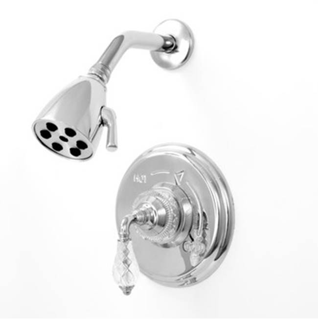 Sigma Pressure Balanced Shower Set With 9'' Plate Trim (Includes HAF) Luxembourg Polished Nickel Pvd .43