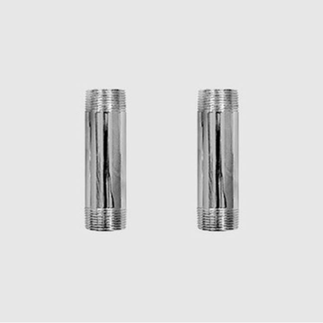 Sigma 3/4'' Extension Nipples 4'' Long (Pair) POLISHED NICKEL UNCOATED .49