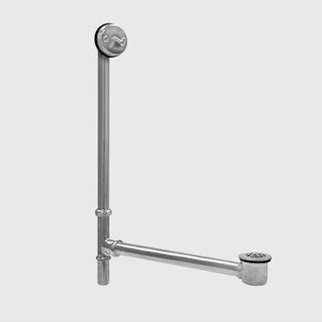 Sigma Concealed Trip-lever Waste & Overflow with Bathtub Drain & Strainer Makes up to 22''x 25''- 27'' Tall, Adjustable CHROME .26