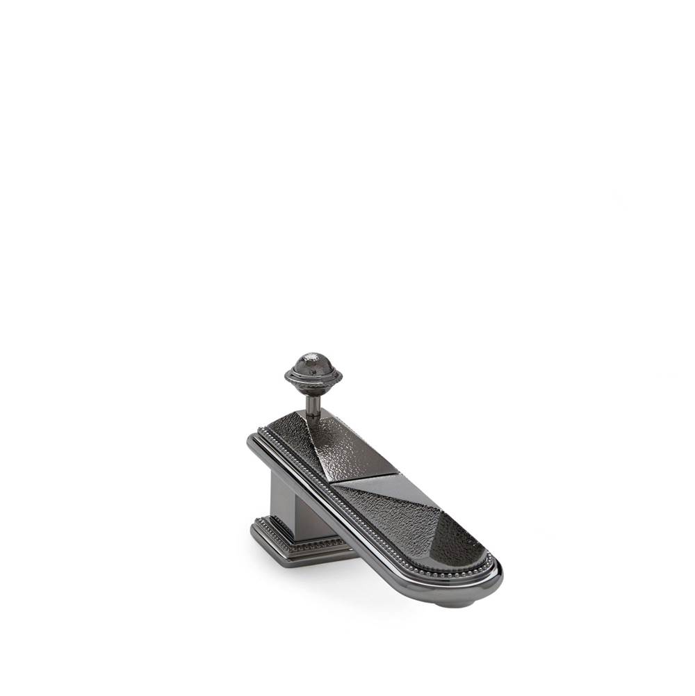 Sherle Wagner Hammered Pyramid Deck Mount Tub Spout