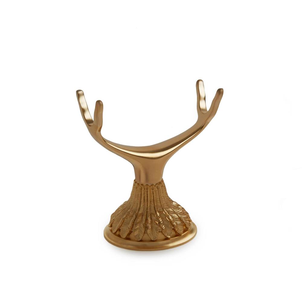 Sherle Wagner Deck Mount Cradle with Acanthus Escutcheon