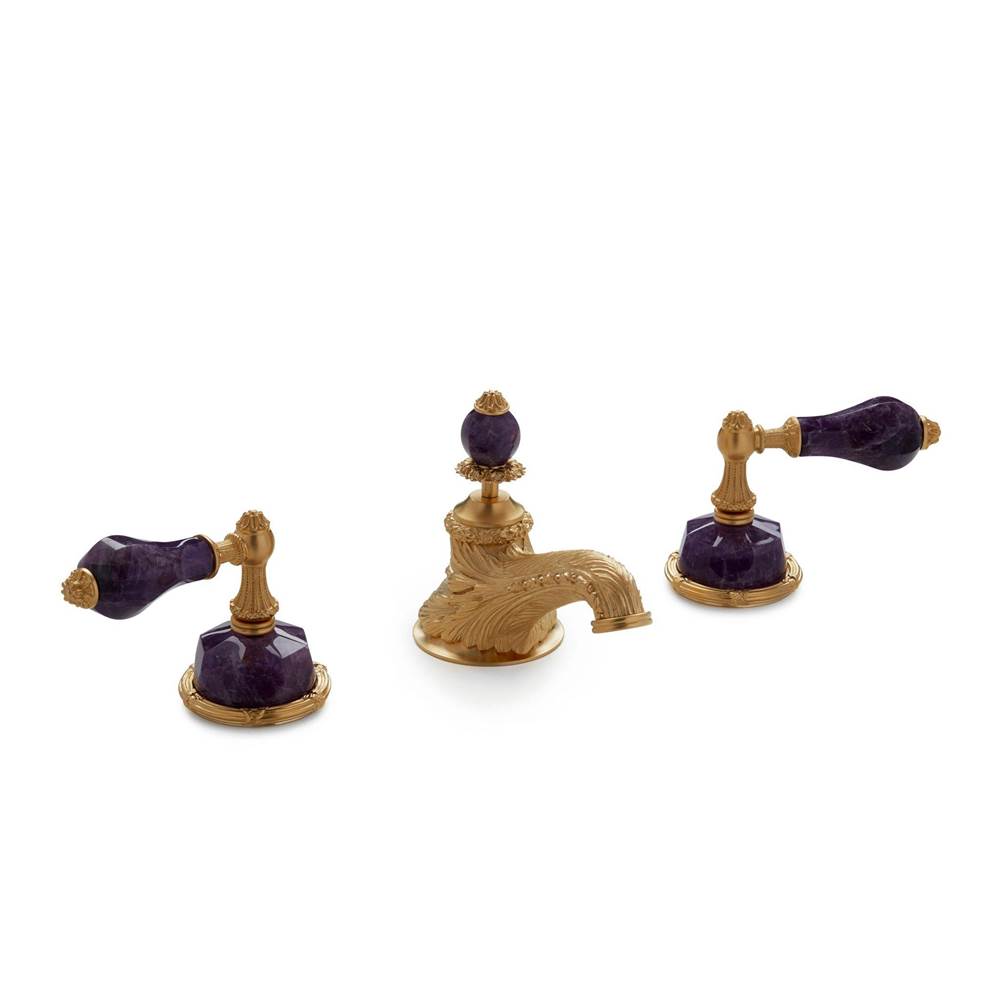 Sherle Wagner Onyx And Semiprecious Empire Lever Faucet Set