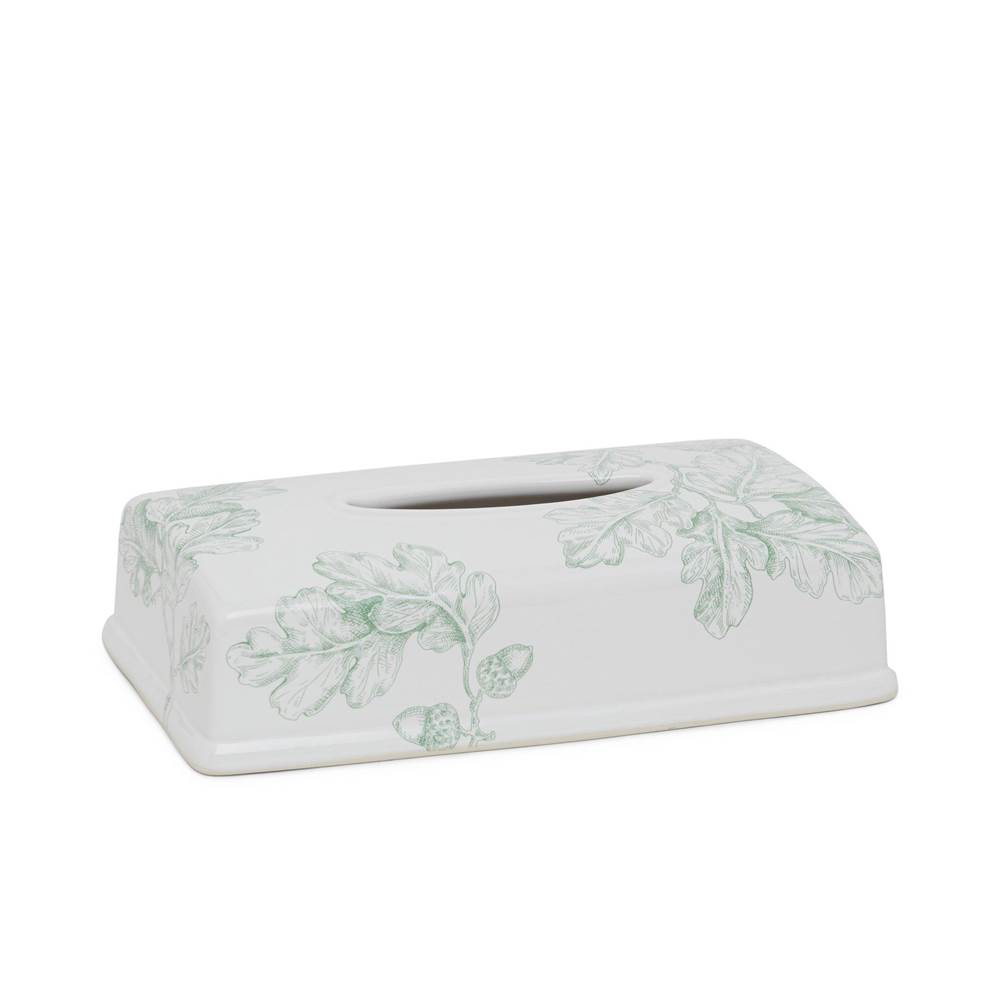 Sherle Wagner Classical Ceramic Elongated Tissue Box Cover