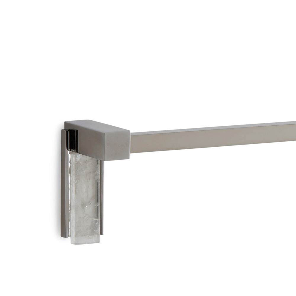 Sherle Wagner Apollo Towel Bar with Stone insert