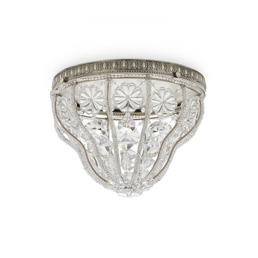 Sherle Wagner Crystal Dome Ceiling Light