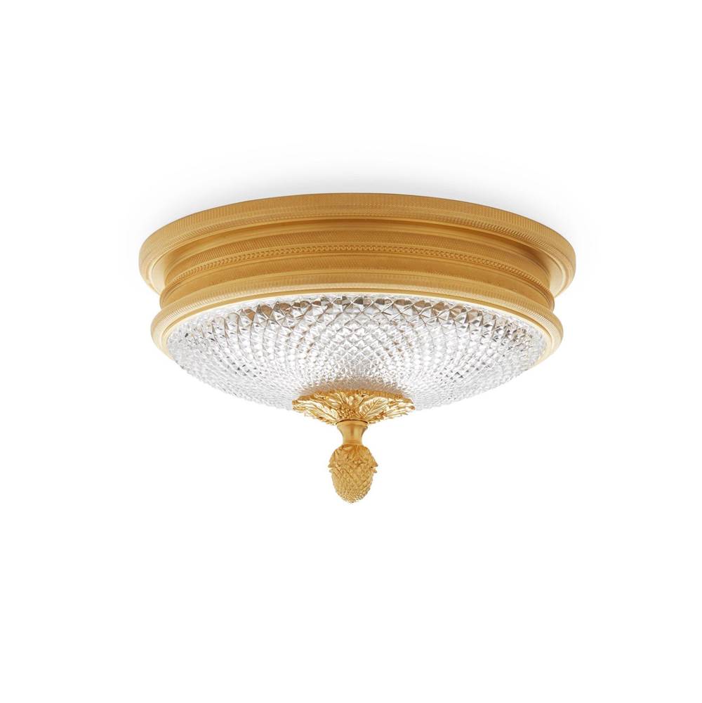 Sherle Wagner Knurled Ceiling Light