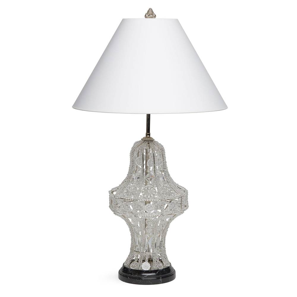 Sherle Wagner Crystal Pendant Table Lamp