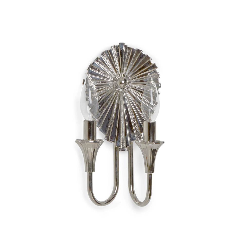 Sherle Wagner Star Burst Double Arm Sconce