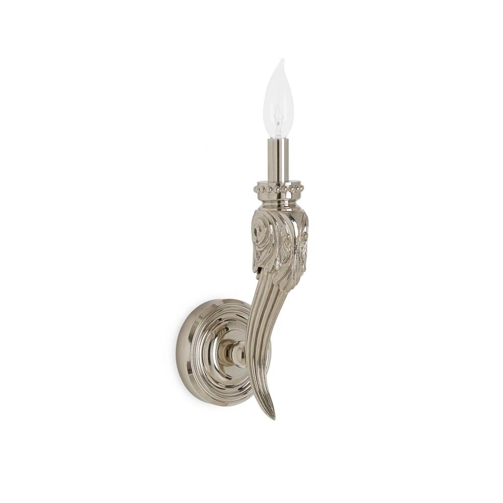 Sherle Wagner Classical Horn Single Arm Sconce