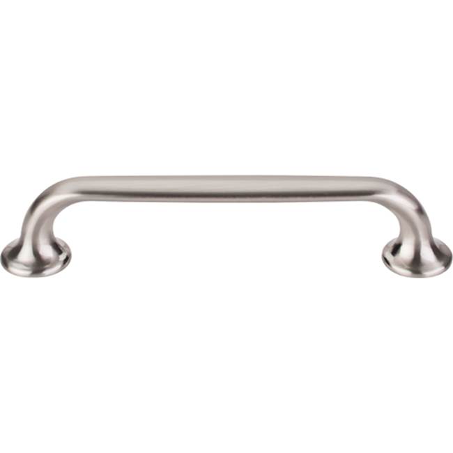 Top Knobs Oculus Oval Pull 5 1/16 Inch (c-c) Brushed Satin Nickel
