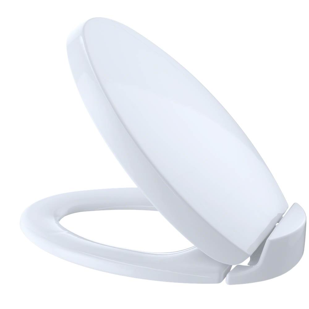 TOTO Toto® Oval Softclose® Non Slamming, Slow Close Elongated Toilet Seat And Lid, Cotton White