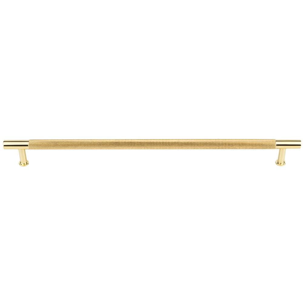 Vesta Beliza Knurled Bar Pull 12 Inch (c-c) Polished Brass