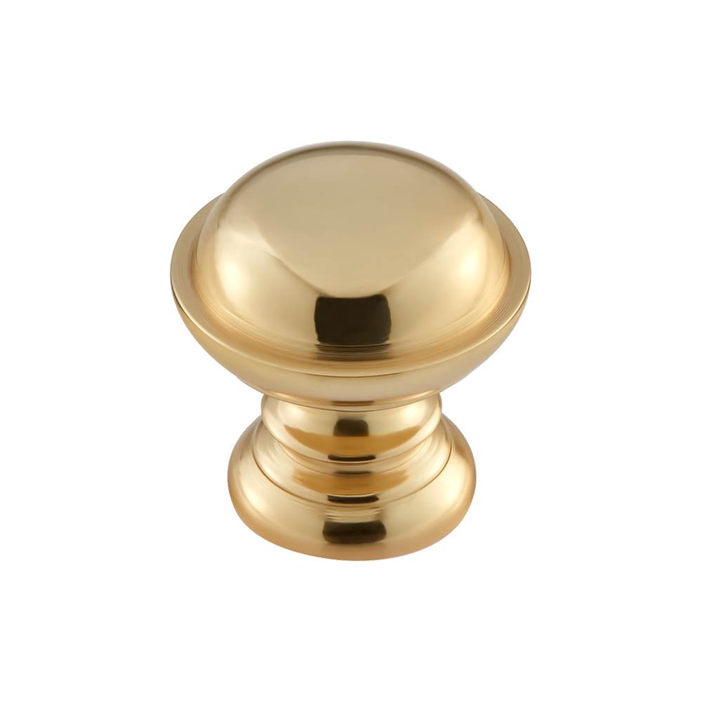 Vesta Ronan Knob 1 1/4 Inch Polished Brass